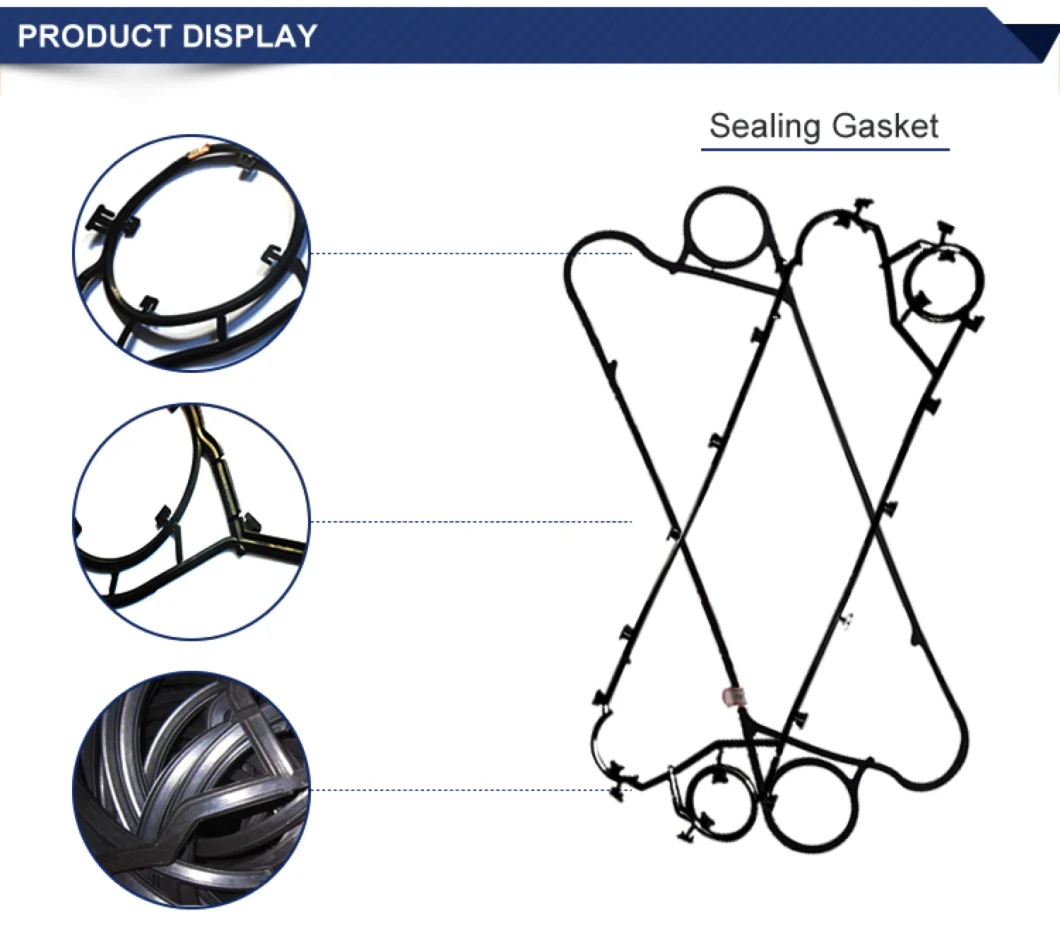 Replacement Tranter Gx16 Gasket Evaporator Cooler Plate Heat Exchanger Gasket