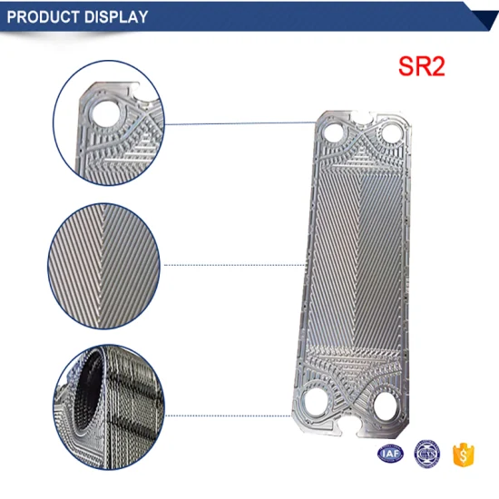 Trocador de calor de placas Tranter para substituição GCP026 NBR EPDM Viton a Viton G junta